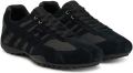 GEOX U Snake K herensneaker U4207K 022EK suède schoenen Zwart - Zwart
