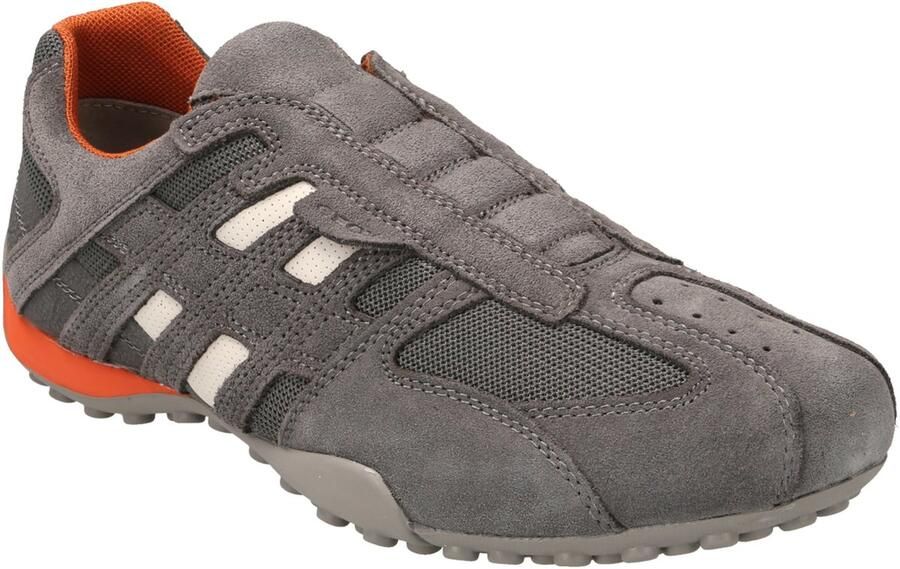 Geox Slip-on sneakers UOMO SNAKE Slipper vrijetijdsschoen met sierstiksels en speciale membraan