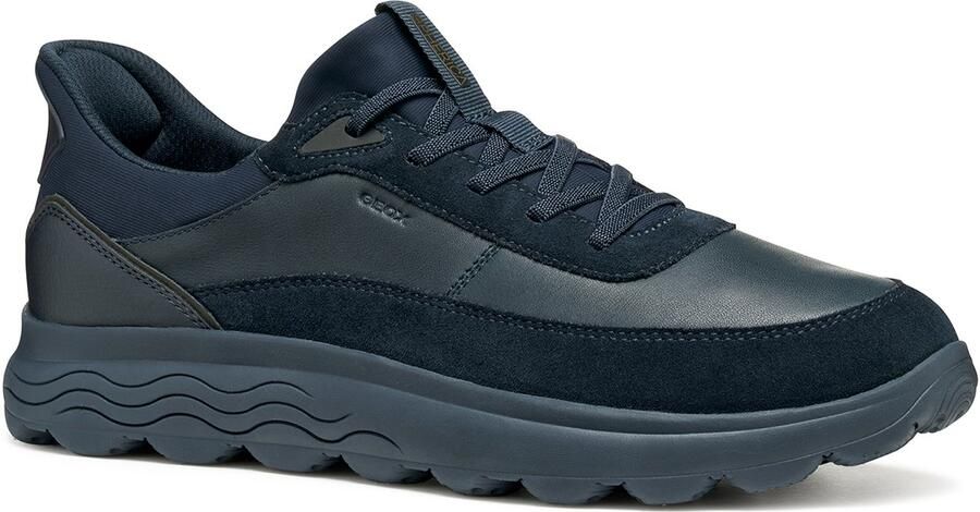 GEOX U Spherica Plus A herensneaker slip-on schoenen U56MPA 08522 CF44K blauw