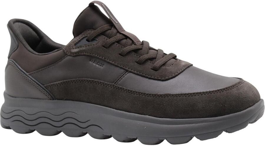 GEOX U Spherica Plus A herensneaker slip-on schoenen U56MPA 08522 bruin - Foto 2