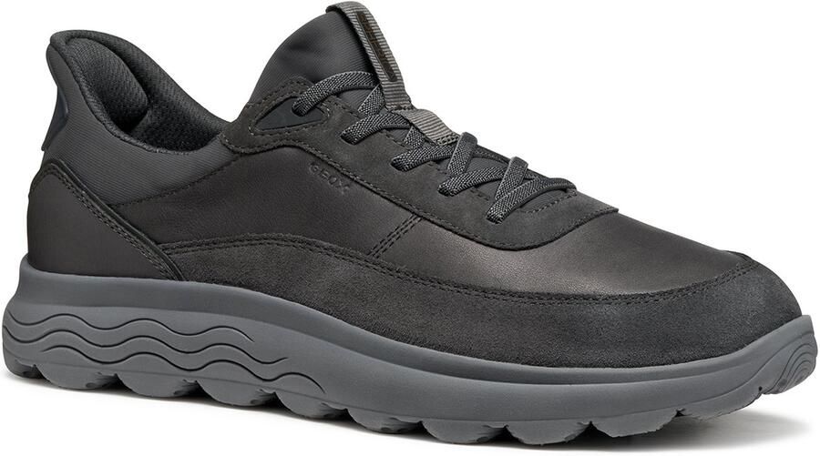 GEOX U Spherica Plus A herensneaker slip-on schoenen U56MPA 08522 grijs