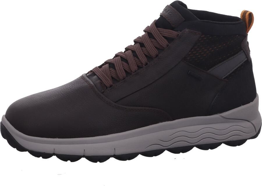 Geox Bruine casual herenlaarzen Brown Heren