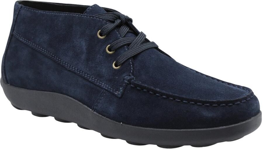 GEOX U66HLA Vrije tijd half-hoog Heren veterschoen Heren sneakers Blauw