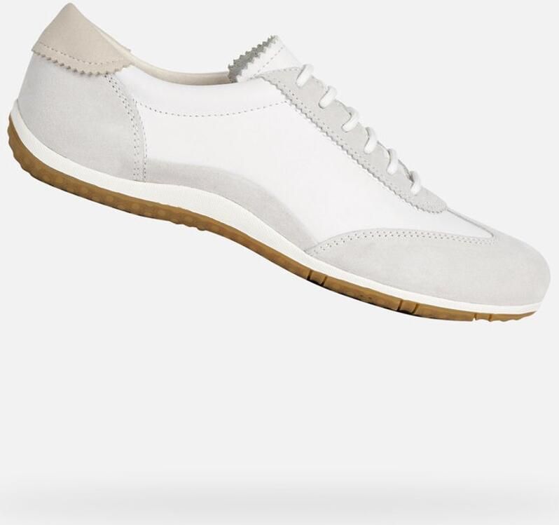 GEOX VEGA DAMES Sneakers MELKWIT IJSWIT
