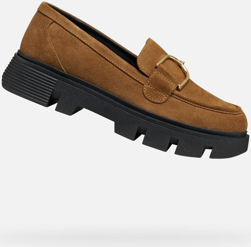 GEOX VILDE DAMES Loafers BRUIN