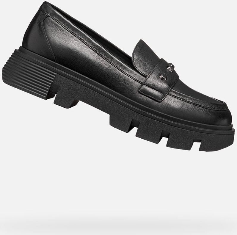 GEOX VILDE DAMES Loafers ZWART