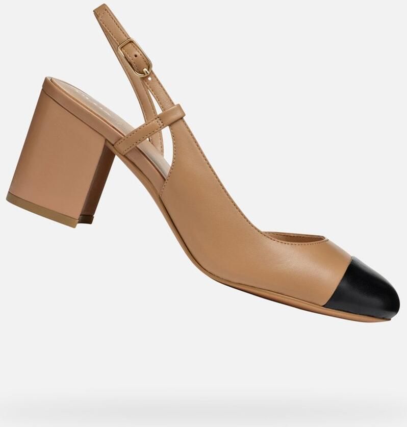 GEOX VIRNILISA 65 DAMES Pumps BEIGE ZWART