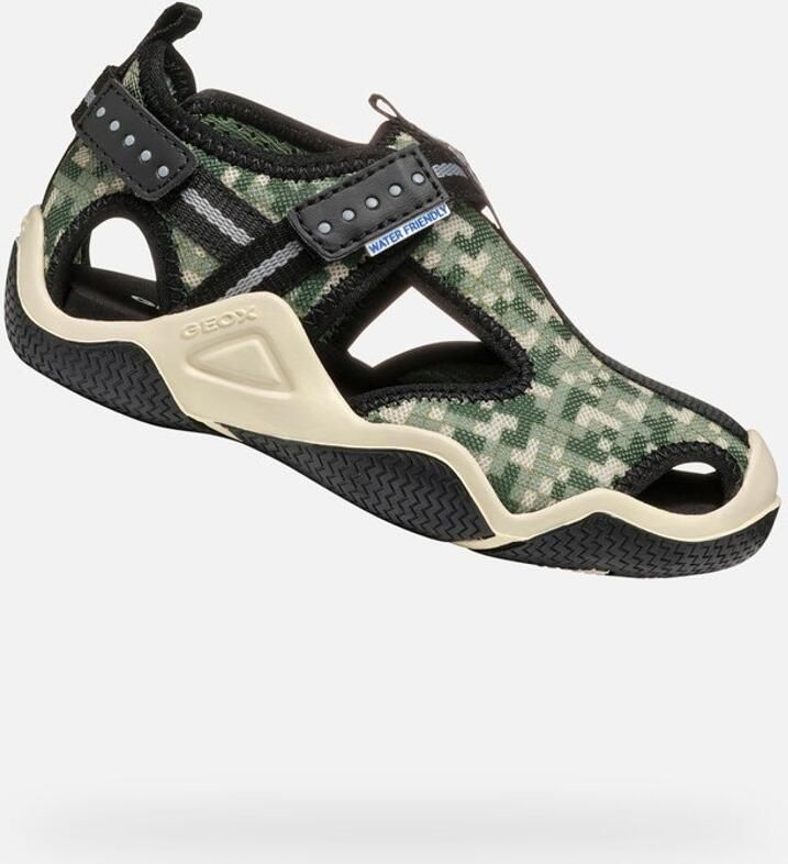 GEOX WADER JONGENS Sandalen GROEN