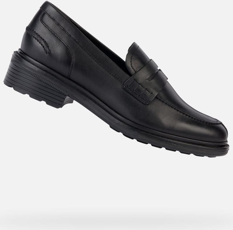 GEOX WALK PLEASURE DAMES Loafers ZWART