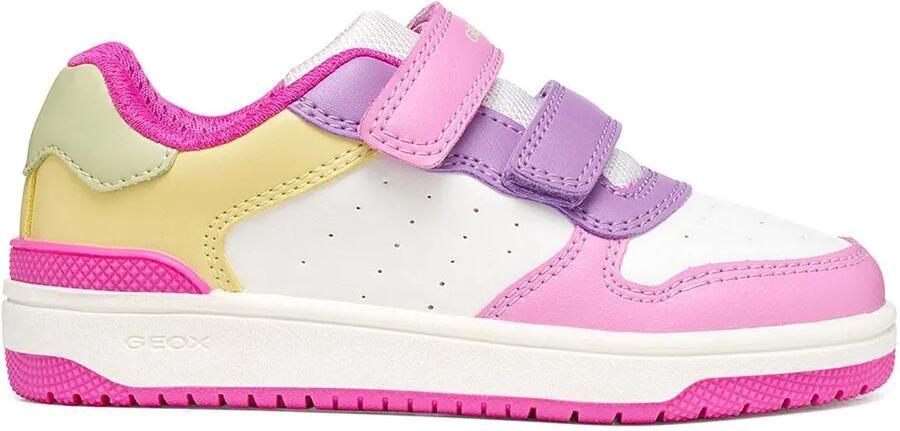 GEOX Washiba B Schoenen Zonder Veters Wit Roze Meisje