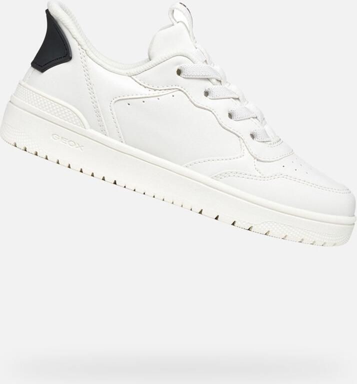 GEOX WASHIBA FAST IN JONGENS Sneakers WIT ZWART