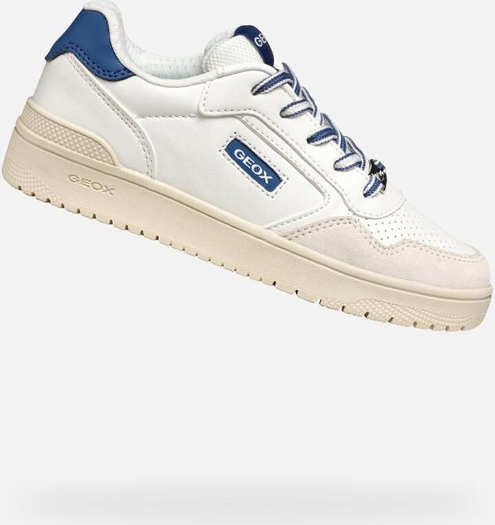 GEOX WASHIBA JONGENS Sneakers WIT MARINEBLAUW