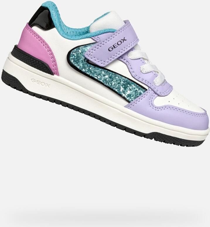 GEOX WASHIBA MEISJES Sneakers LILA TURKOOIS