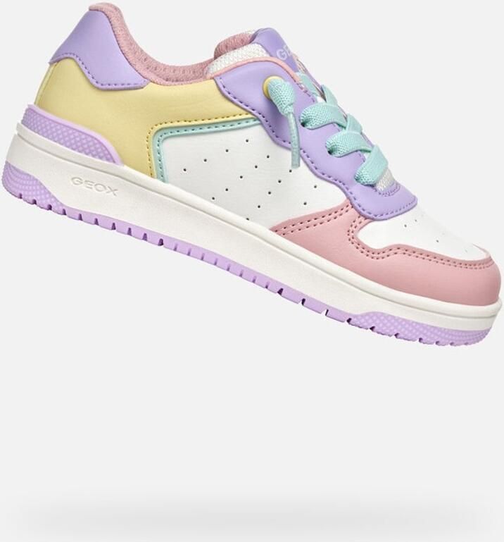GEOX WASHIBA TIENERS Sneakers LILA LICHTGEEL