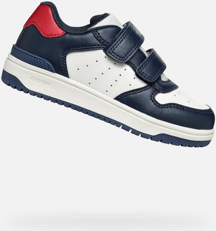 GEOX WASHIBA TIENERS Sneakers MARINEBLAUW WIT