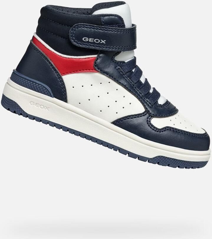 GEOX WASHIBA TIENERS Sneakers MARINEBLAUW WIT