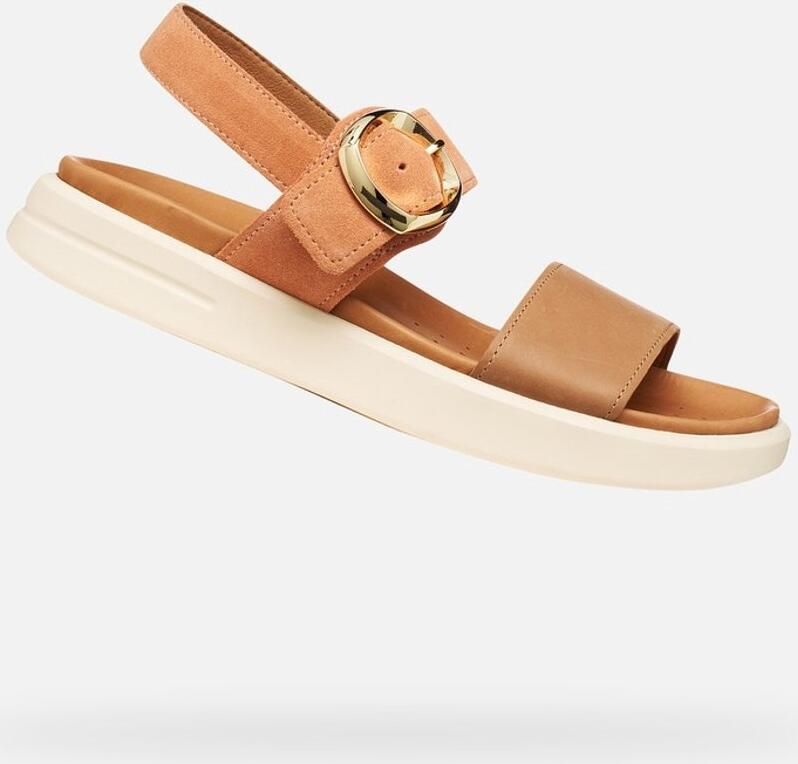 GEOX XAND 2S DAMES Sandalen PERZIK BEIGE