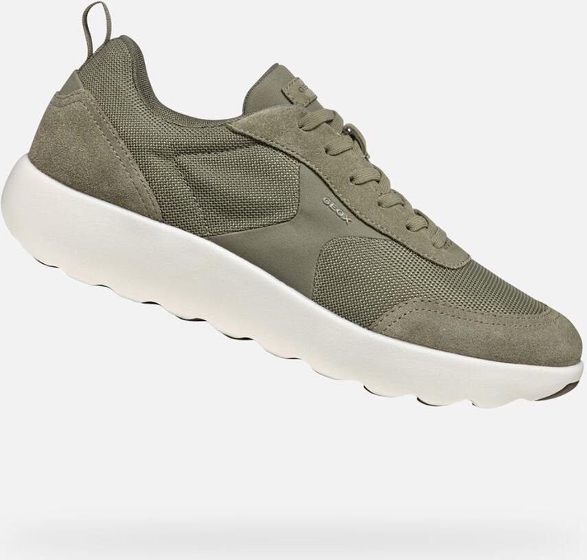 GEOX XTORS HEREN Sneakers SALIEGROEN