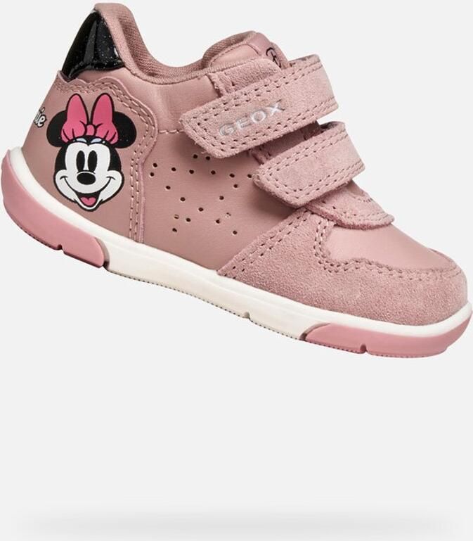 GEOX ZAPITO PEUTER Sneakers ANTIEK ROZE ZWART