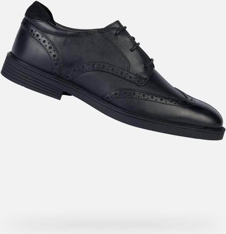 GEOX ZHEENO JONGENS Veterschoenen ZWART