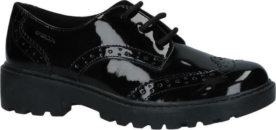 GEOX Zwarte Oxford Veterschoenen