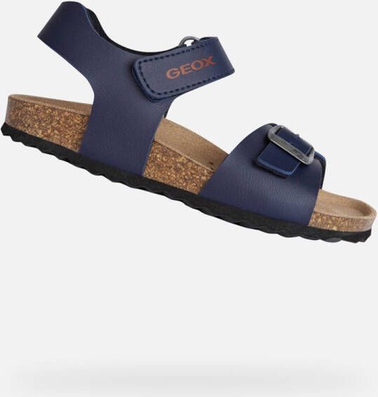 GEOX GHITA JONGENS Sandalen MARINEBLAUW ROOD