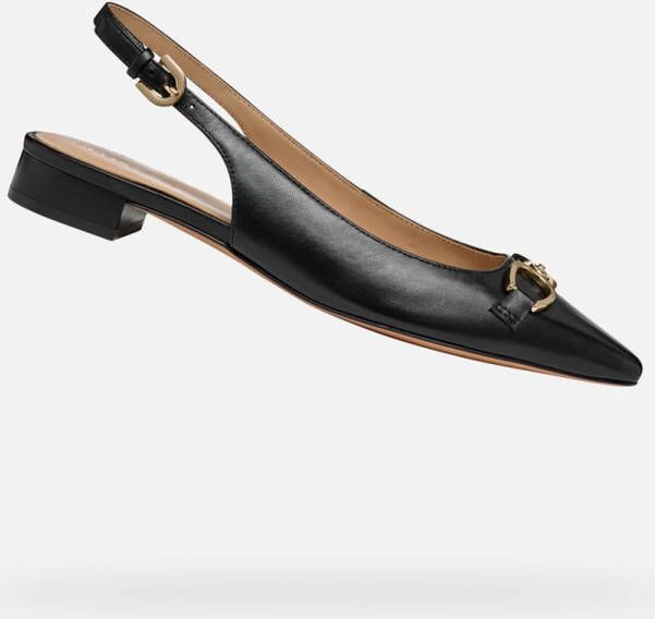 GEOX GISELDA15 DAMES Ballerina's ZWART