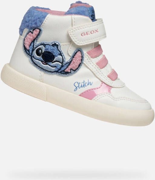 GEOX GISLI PEUTERMEISJES Sneakers WIT BLAUW