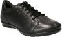 GEOX Smooth Leather Mens Black Shoe - Thumbnail 1