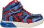 GEOX Sneakers J Grayjay Spiderman Blauw Rood Fashionwear Kind - Thumbnail 1