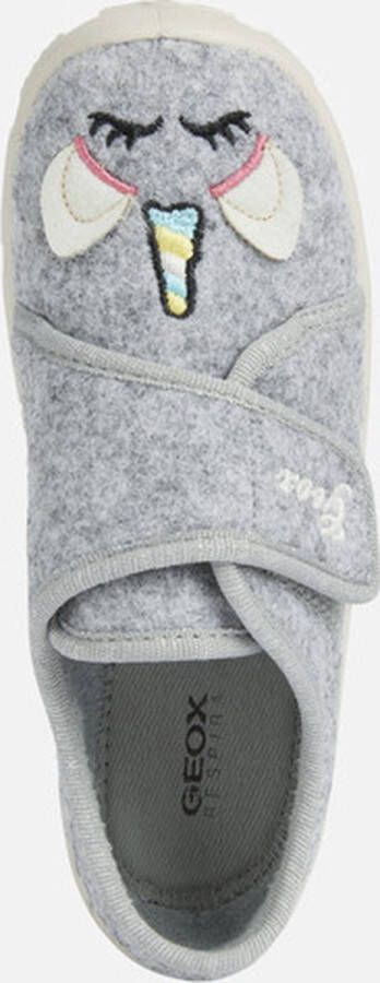 GEOX Grijs Huisschoenen Slippers Kinderen Meisjes Style: J26FPB