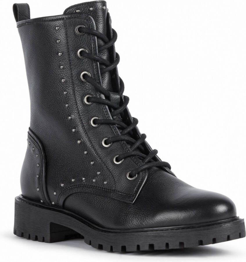 Geox Lace-up Boots Black Dames