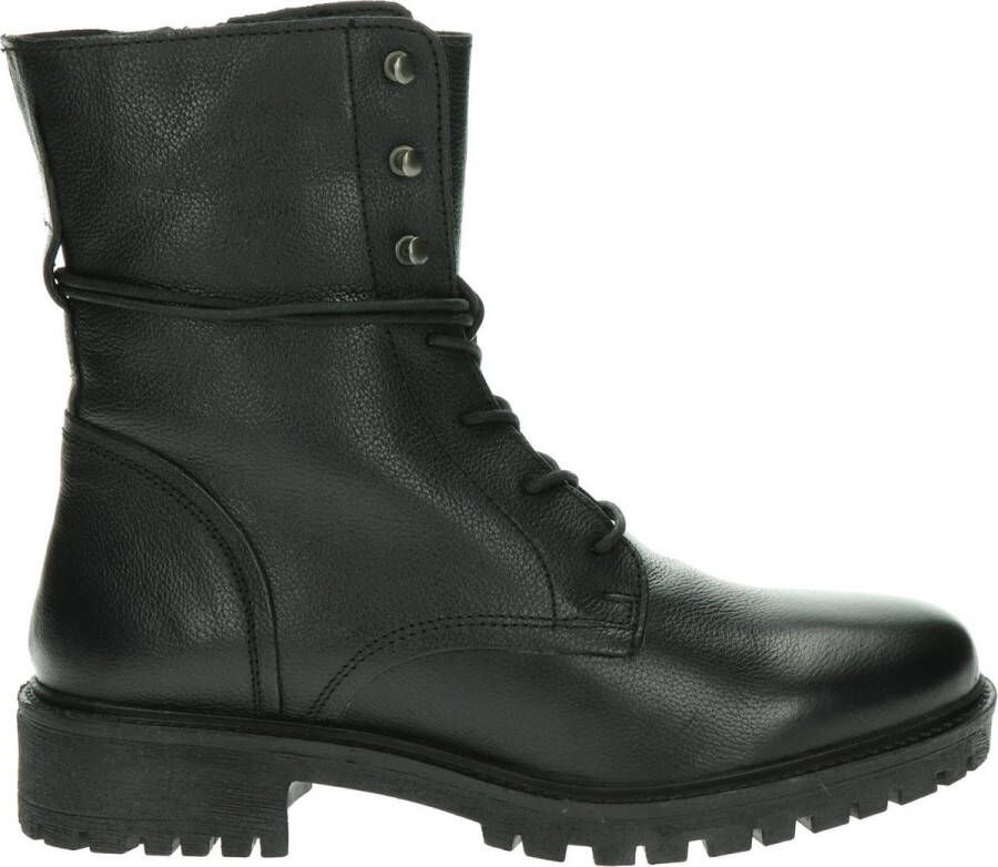 Geox Veterlaarsjes D HOARA blokhak veterschoenen met binnenrits