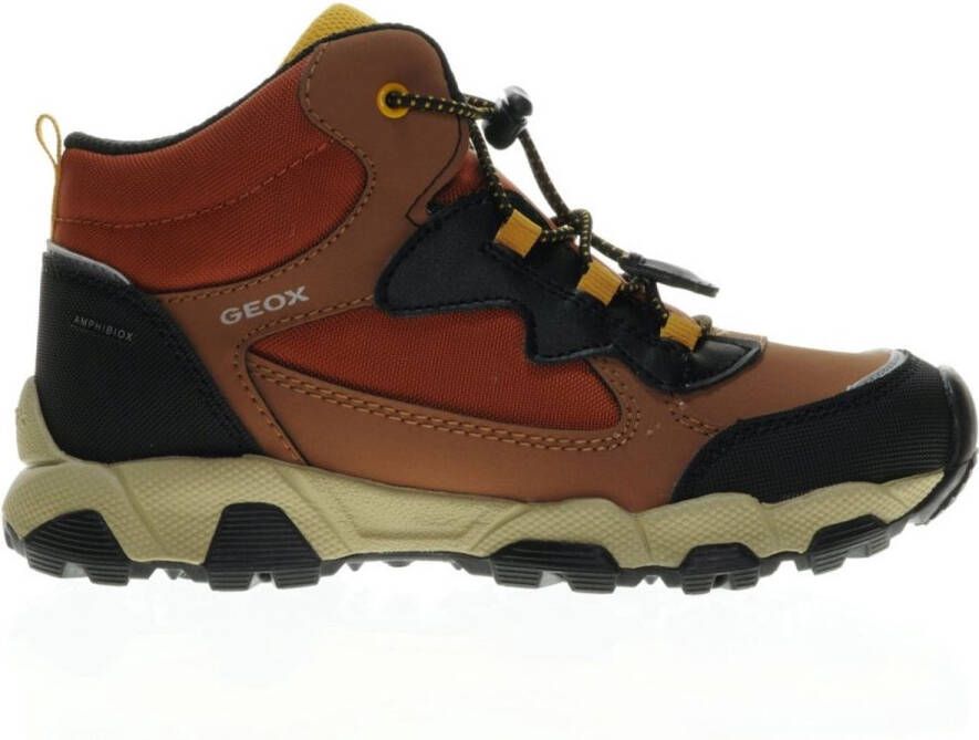 GEOX Hoge Bottine Kids Cognac