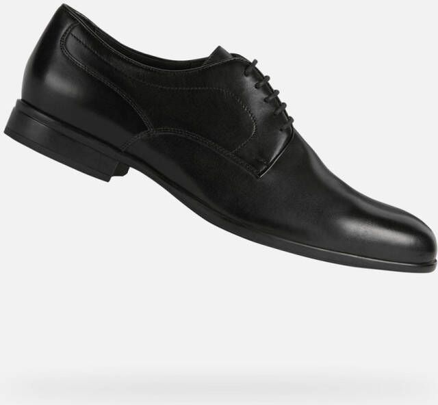 Geox Zwarte Business Schoenen voor Mannen Black Heren