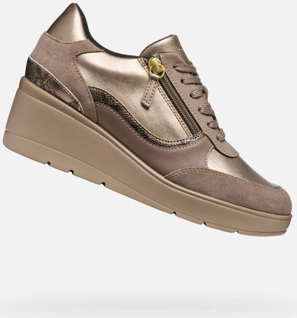 GEOX Ilde Schoenen Zonder Veters Bruin Vrouw