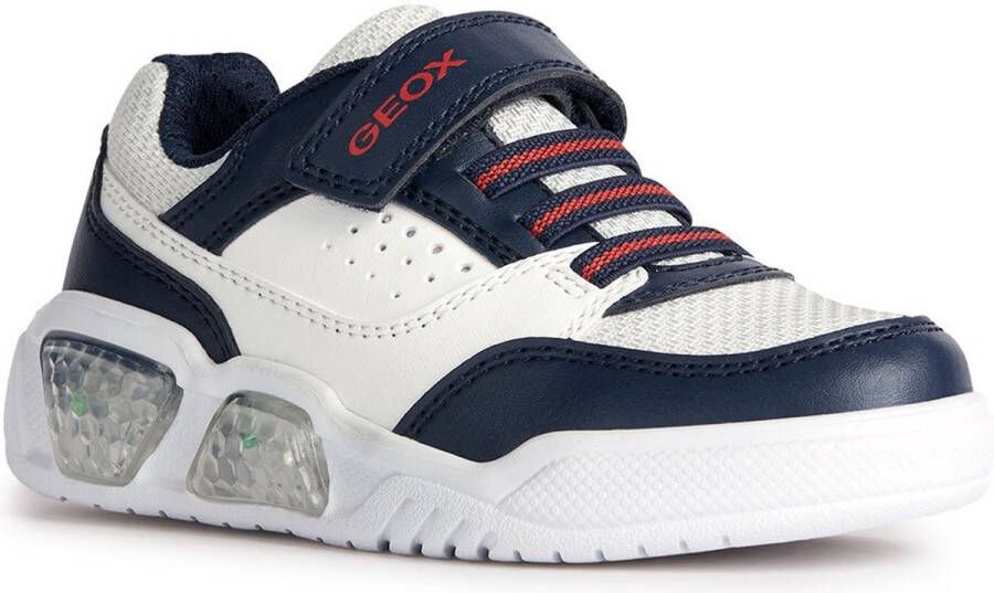 GEOX Illuminus Sneakers Wit Blauw Jongen