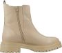 Geox Klassieke Chelsea Boots met Iridea Detail Beige Dames - Thumbnail 1