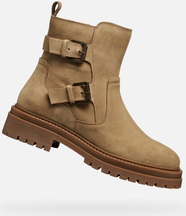 GEOX IRIDEA DAMES DONKERBEIGE