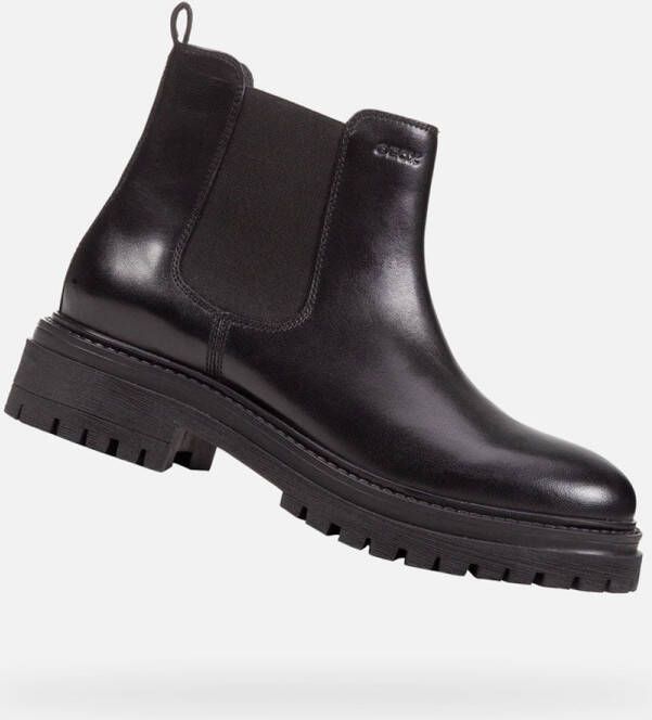 Geox Chelsea-boots D IRIDEA B Chunky laarzen plateau enkellaars met modieuze blokhak