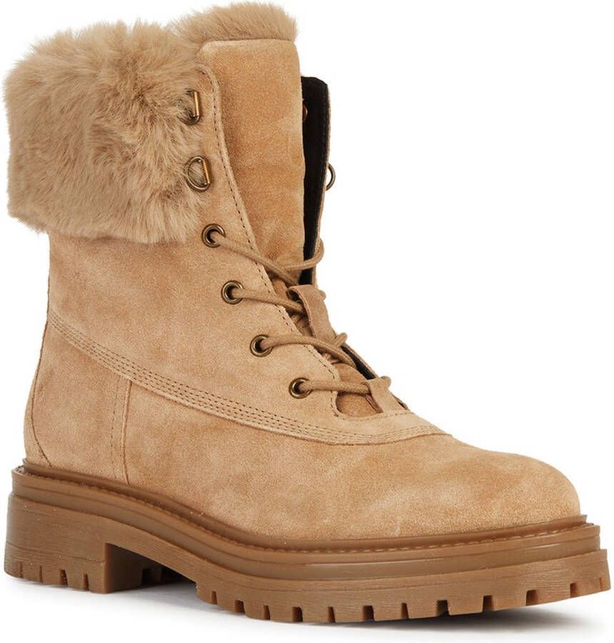 Geox Dames suède leren laarzen Beige Dames