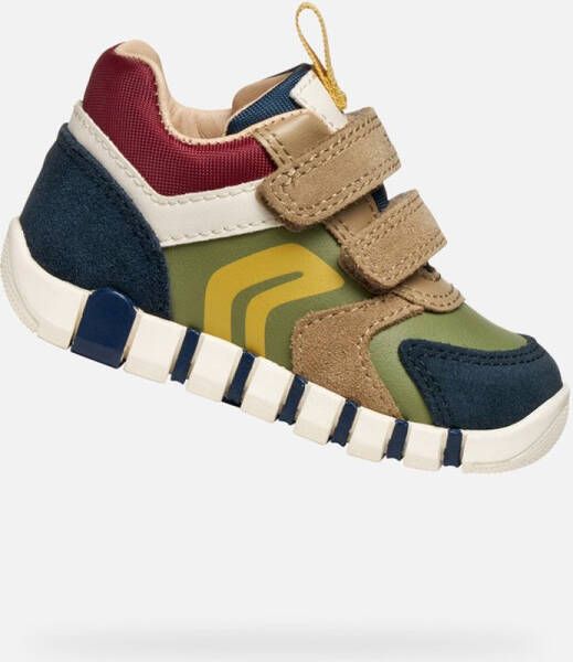 GEOX IUPIDOO PEUTER Sneakers BLAUW GROEN