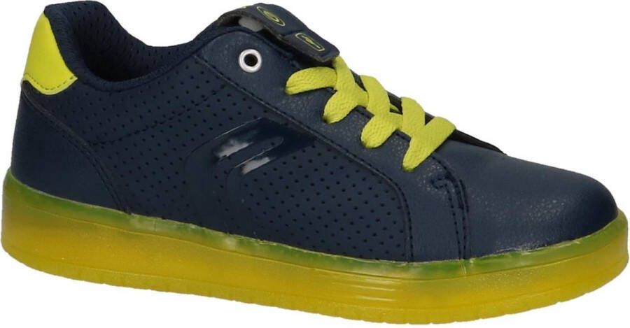 GEOX J 745p B Sneaker laag gekleed Jongens Blauw 0749 -Navy Lime