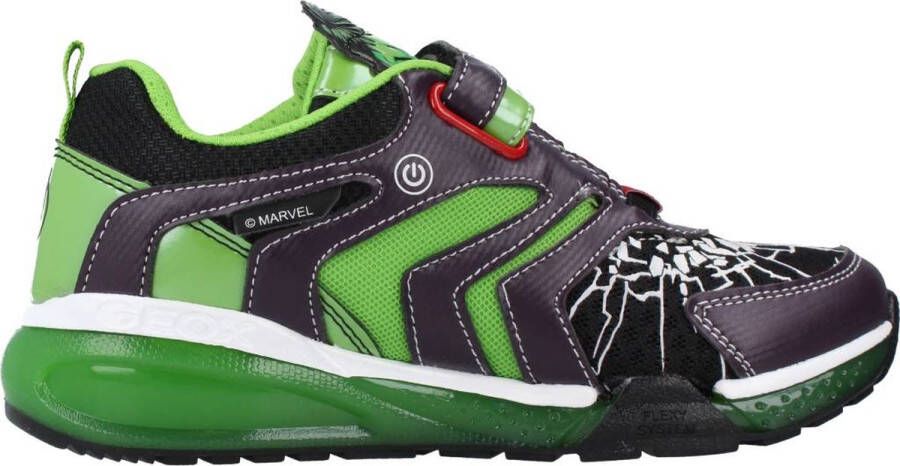 GEOX Sneakers groen Synthetisch Heren