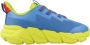 GEOX FLEXYPER FAST TIENERS Sneakers KONINGSBLAUW LIME - Thumbnail 1