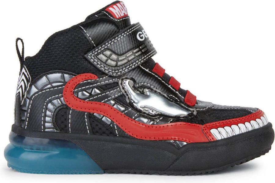 GEOX J Grayjay sneakers zwart Imitatieleer Heren