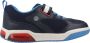 GEOX INEK JONGENS Sneakers MARINEBLAUW LICHTBLAUW - Thumbnail 1