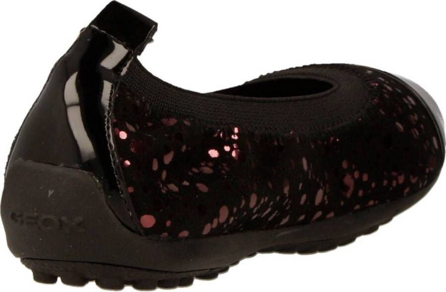 GEOX J PIUMA BAL B Zwart