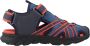 GEOX SANDAAL AIRADYUM TIENERS Sandalen MARINEBLAUW ROOD - Thumbnail 3