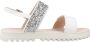 GEOX SANDAL CORALIE MEISJES Sandalen WIT LICHTZILVER - Thumbnail 3